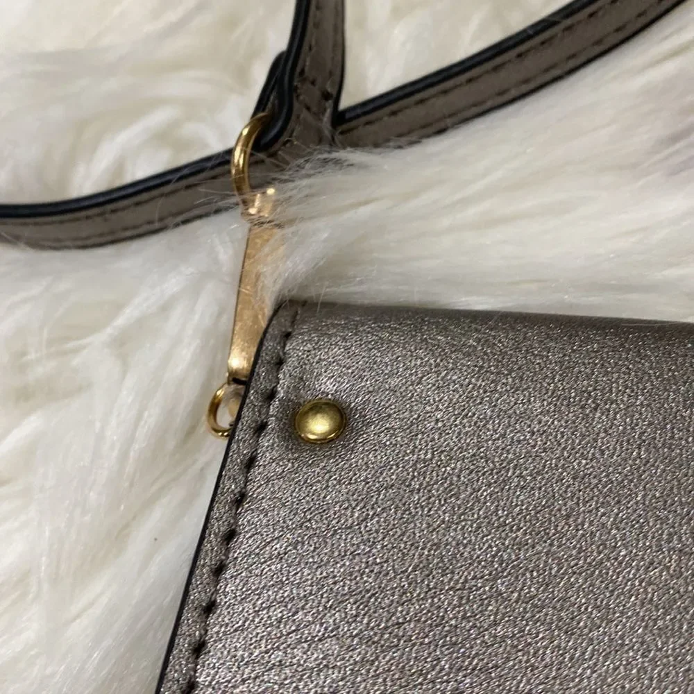 Summer & Rose Celine Crossbody  Steel Handbag Purse